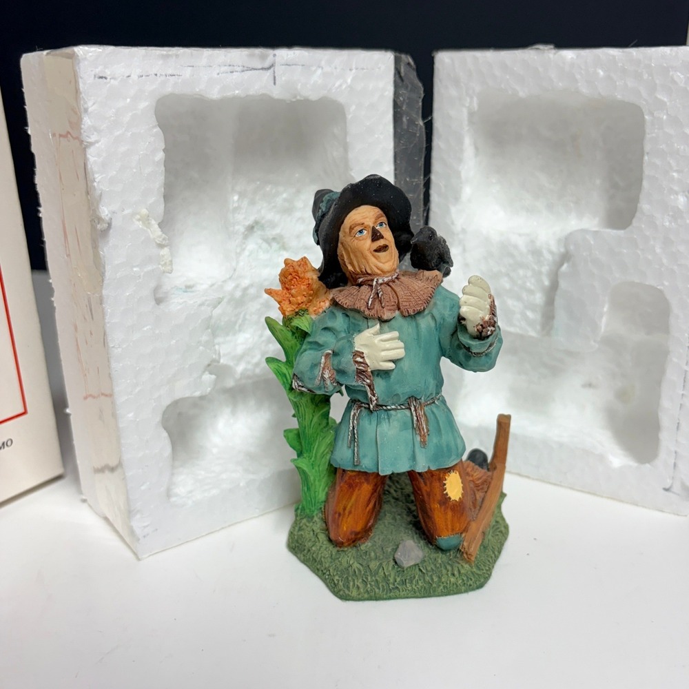 Dave Grossman 1996 Wizard of Oz Scarecrow Figurine OZ-104 withBox COA 3747/10000